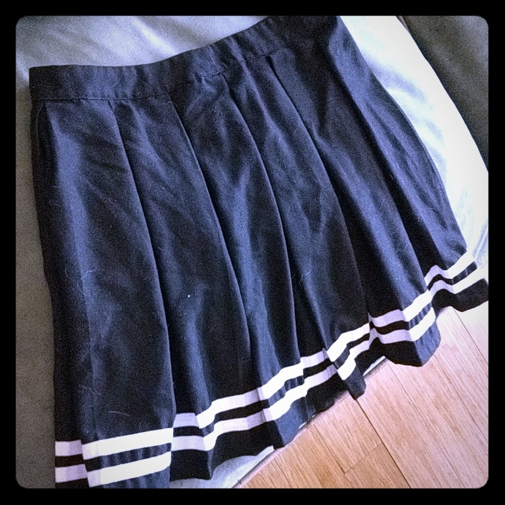 Black and white kawaii skirt